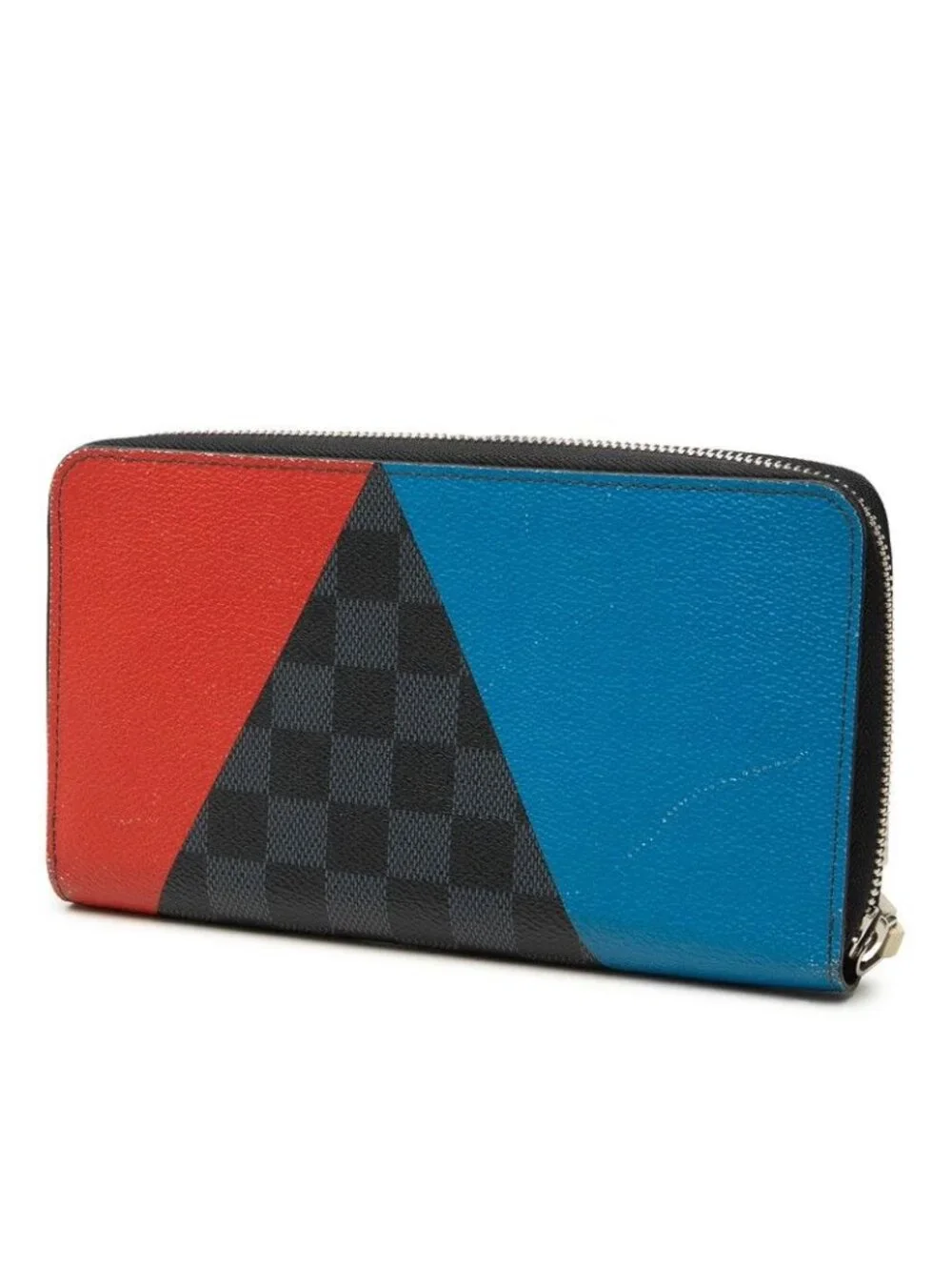 Louis Vuitton Damier Edge Coat Luto Zippy Organizer Americas Cup Wallet Black